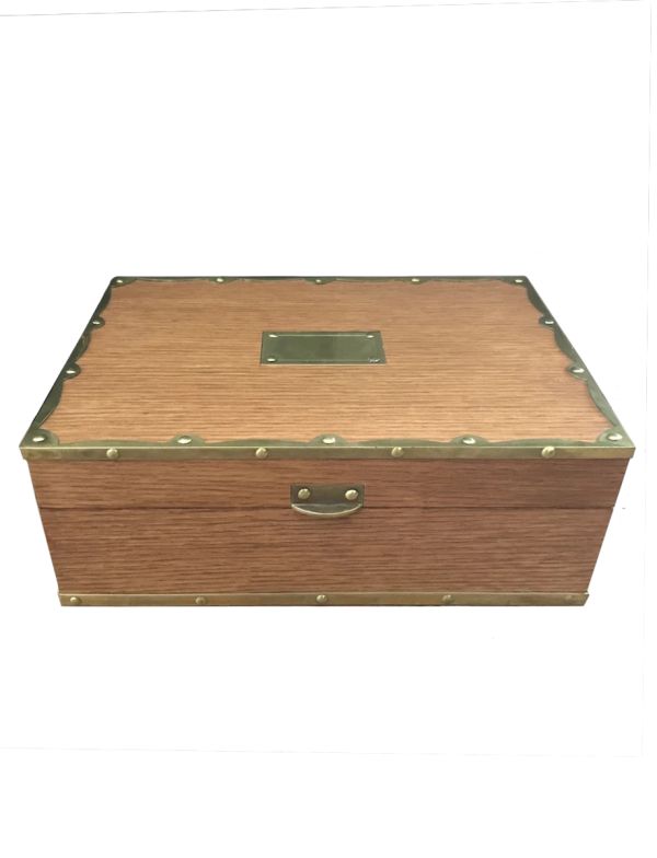 RALPH LAUREN HOME BAYFIELD OAK BOX