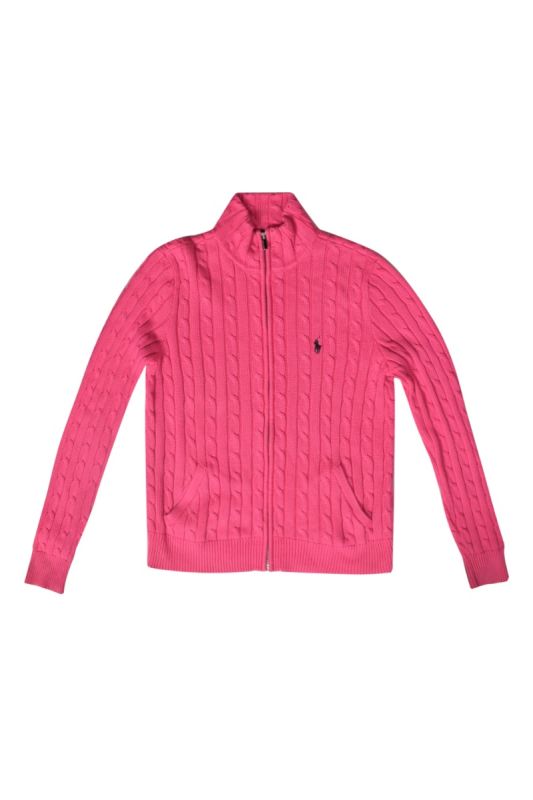 Ralph Lauren Pink Cable Sweater