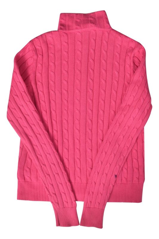 Ralph Lauren Pink Cable Sweater