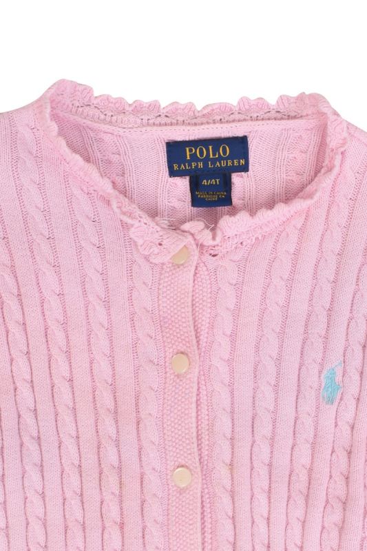 RALPH LAUREN PINK CARDIGAN