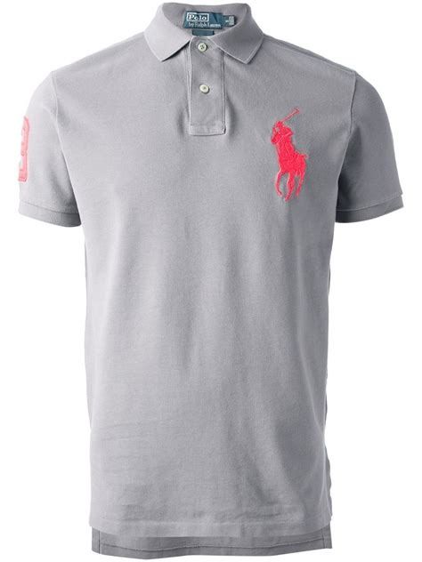 RALPH LAUREN POLO CLUB GREY T-SHIRT