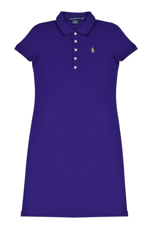 Ralph Lauren Sport Purple Polo T-Shirt Dress