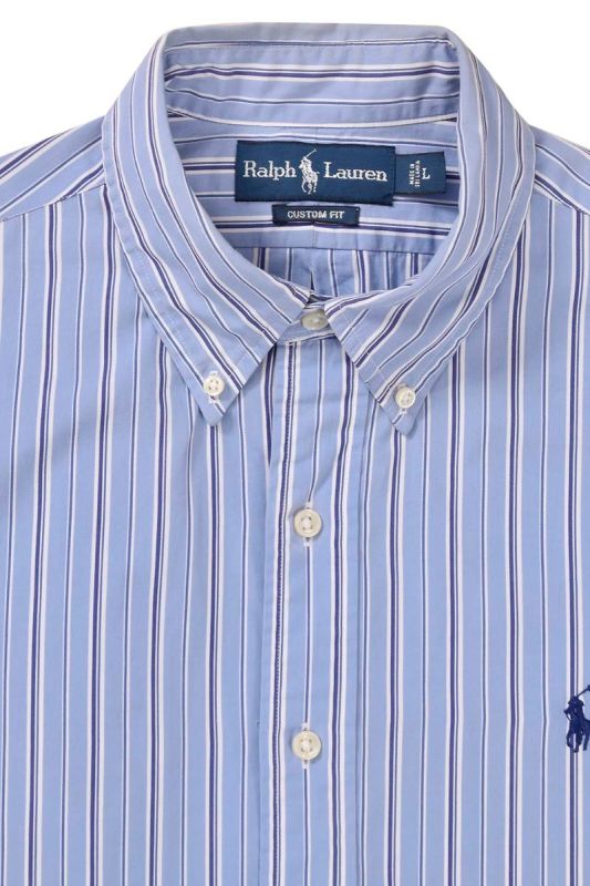Ralph Lauren Striped Blue Shirt