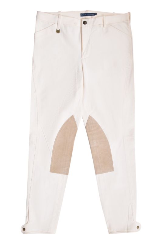 Ralph Lauren White Patch Work Jeans