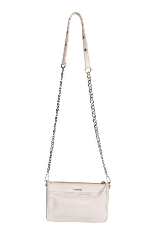 REBECCA MINKOFF MAC OFF WHITE SHOULDER BAG