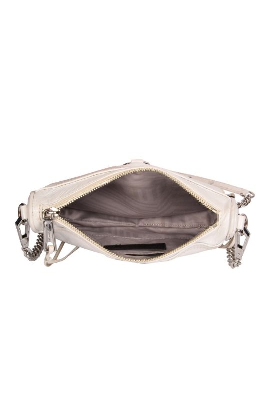 REBECCA MINKOFF MAC OFF WHITE SHOULDER BAG