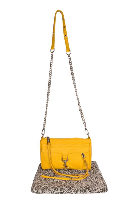 REBECCA MINKOFF MAC YELLOW  SHOULDER BAG