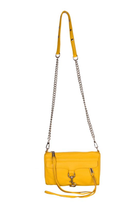 REBECCA MINKOFF MAC YELLOW  SHOULDER BAG