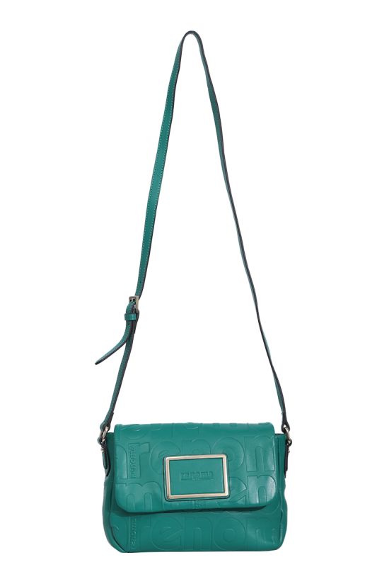 SALVATORE FERRAGAMO  TEAL CROSSBODY BAG