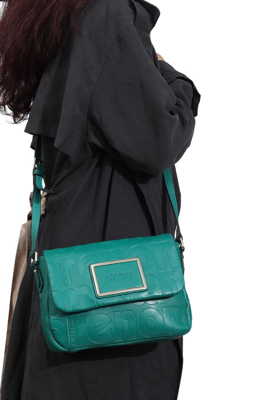 SALVATORE FERRAGAMO  TEAL CROSSBODY BAG