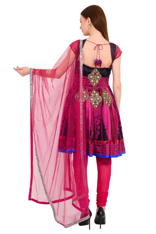 RIMPLE & HARPREET NARULA PRINTED SHORT ANARKALI