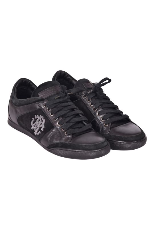 Roberto Cavali RC Monogram Low Top Sneakers