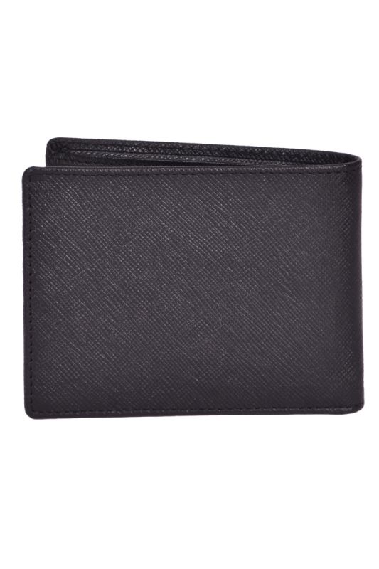 Roberto Cavalli Black Leather Bi- Fold Wallet