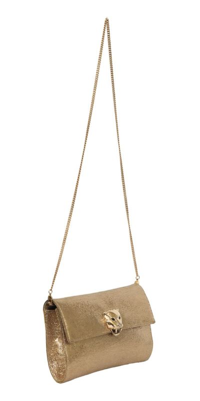 Roberto Cavalli Golden Lion Sling Bag