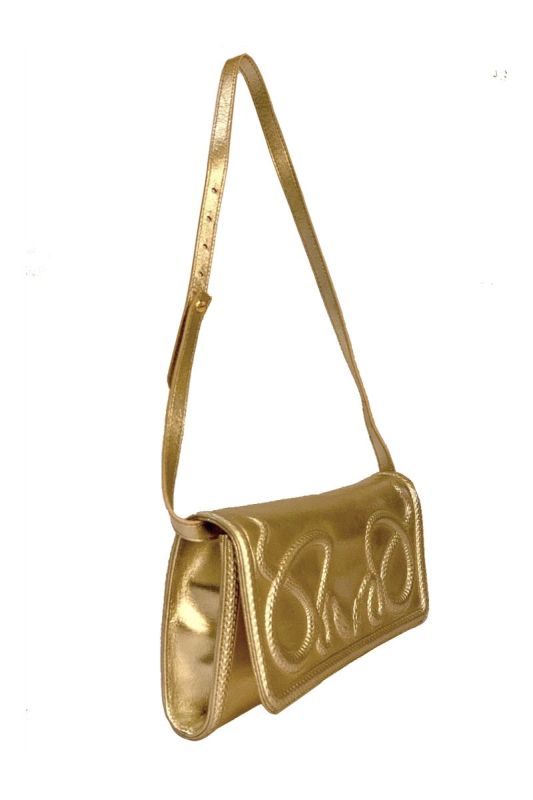 ROBERTO CAVALLI GOLDEN SNAKE BAG
