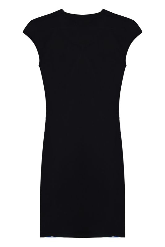 Roberto Cavalli Jersey Fitted Cap Sleeve Print Dress