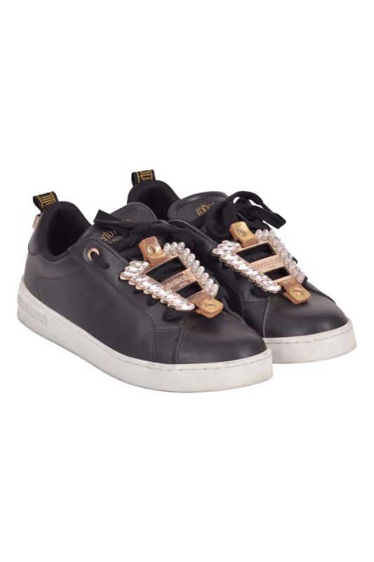 Roberto Cavalli Leather Sneakers