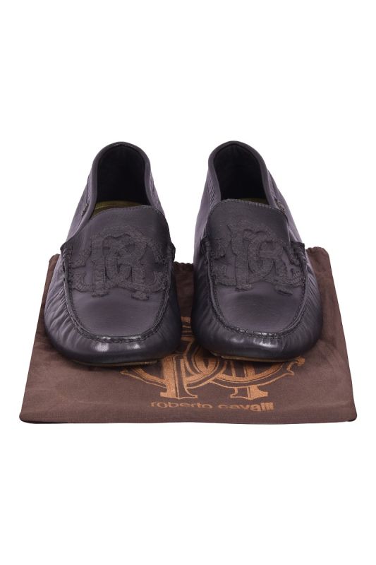 Roberto Cavalli Logo Loafers