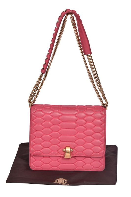 Roberto Cavalli Pink Sling Bag
