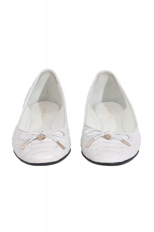 Roberto Cavalli Scaled Ballet Flats