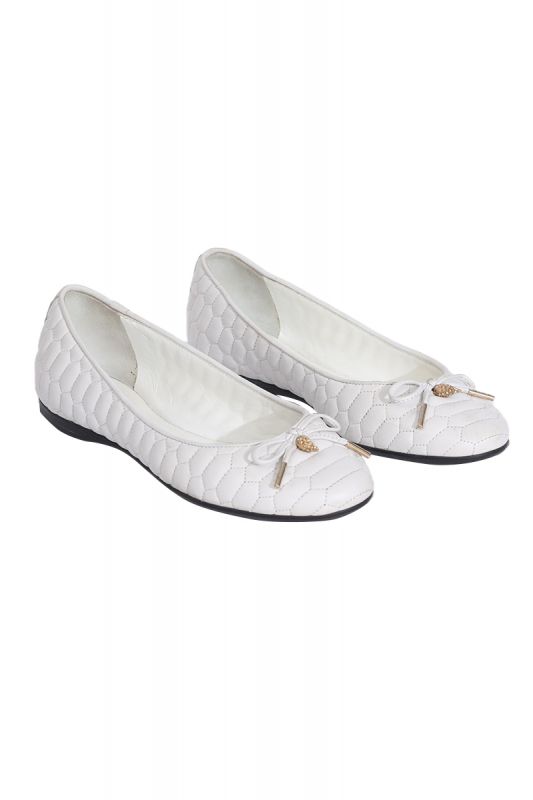 Roberto Cavalli Scaled Ballet Flats