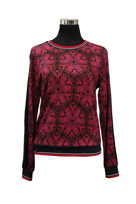 Roberto Cavalli Size M Printed Sweatshirt