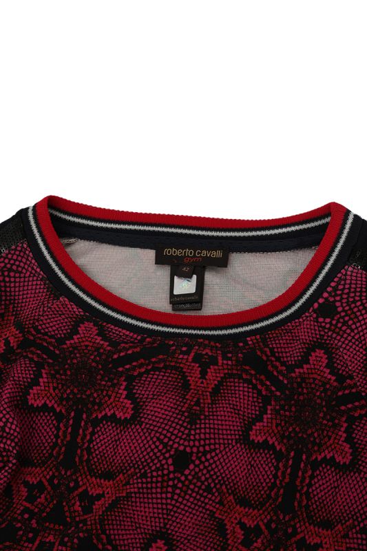 Roberto Cavalli Size M Printed Sweatshirt