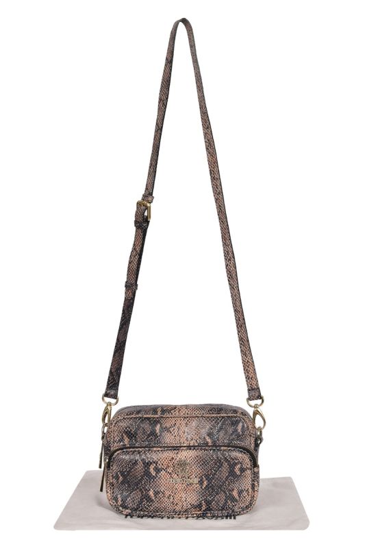 Roberto Cavalli Snakeskin Crossbody Bag