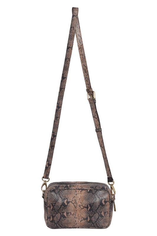 Roberto Cavalli Snakeskin Crossbody Bag