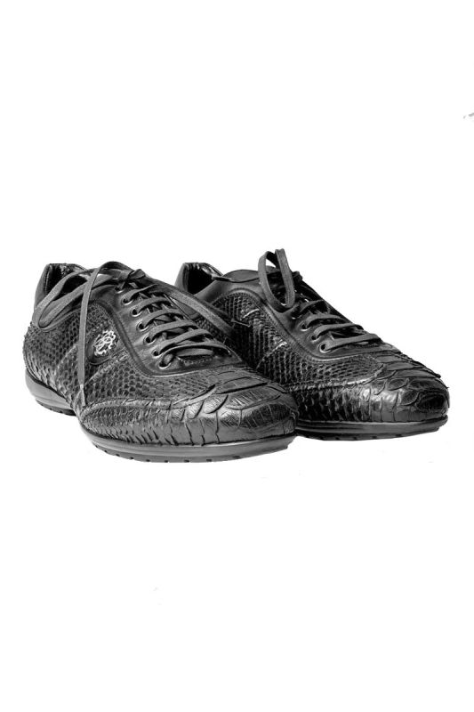 ROBERTO CAVALLI UNISEX EXOTIC SKIN SNEAKERS
