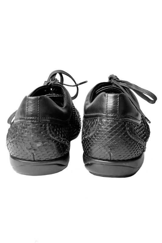 ROBERTO CAVALLI UNISEX EXOTIC SKIN SNEAKERS