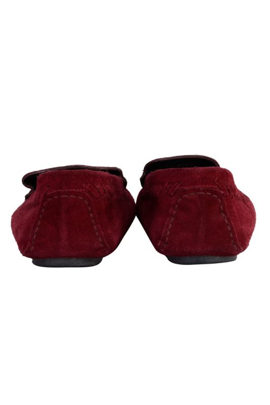 ROBERTO CAVALLI VELVET LOGO LOAFERS
