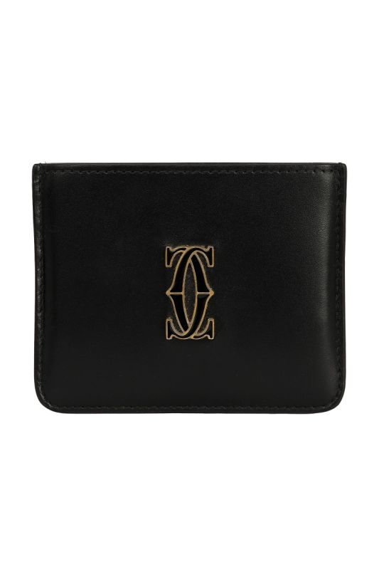 CARTIER C DE LEATHER CARD HOLDER
