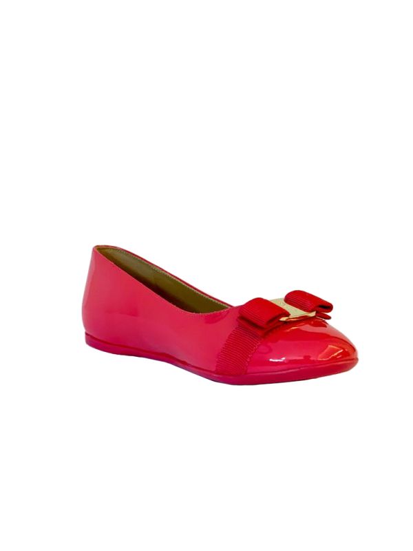 SALVATORE FERRAGAMO VARINA MINI BALLERINAS RT64-10