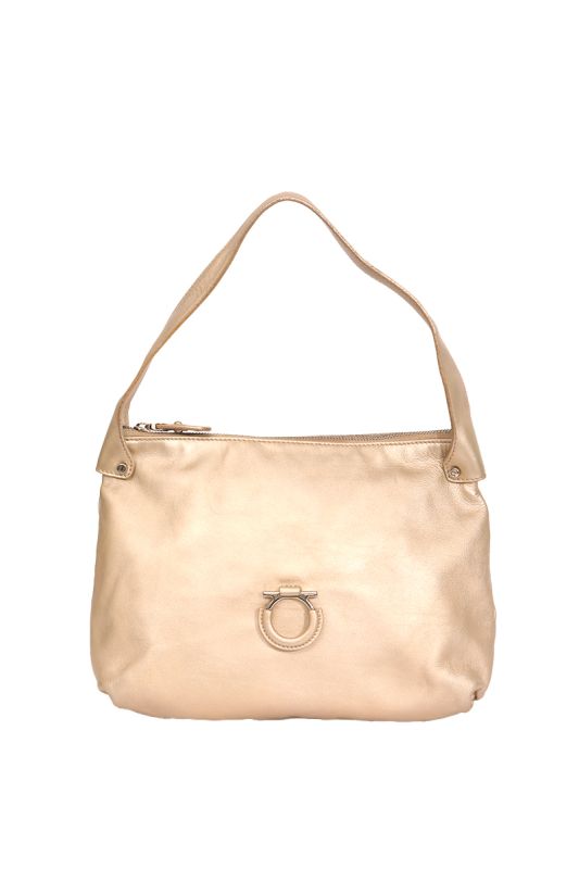 Salvatore Ferragamo Auth Gancini Shoulder Bag