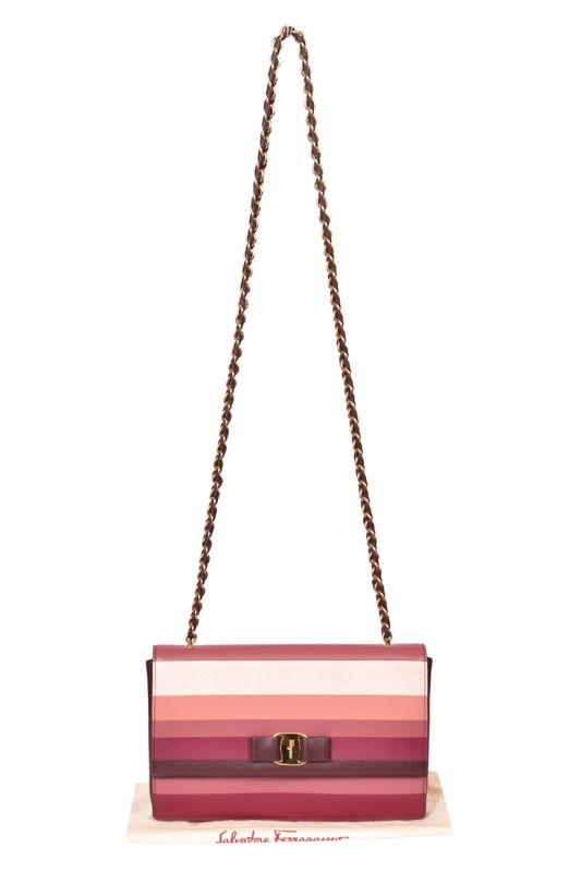 Salvatore Farragamo Leather Ginny Sling Bag