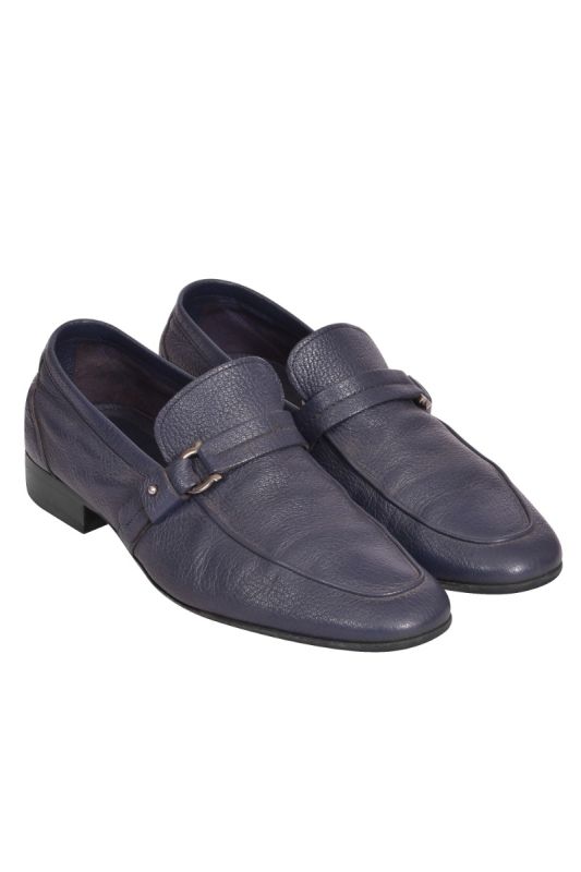 Salvatore Ferragamo Adam Gancini  Leather Loafers