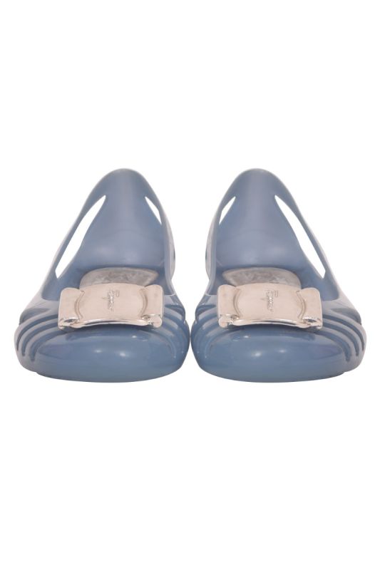 Salvatore Ferragamo Bermuda Jelly Ballet Flats