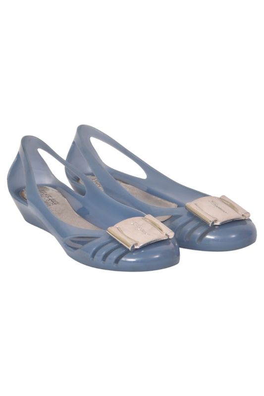 Salvatore Ferragamo Bermuda Jelly Ballet Flats