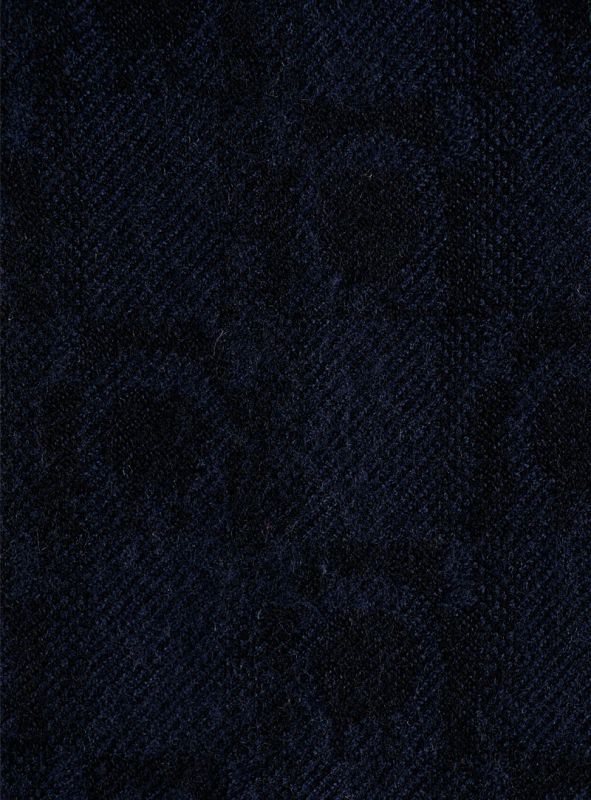 SALVATORE FERRAGAMO BLUE GANCINI MUFFLER