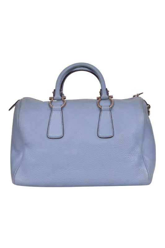 Salvatore Ferragamo Blue Satchel Bag