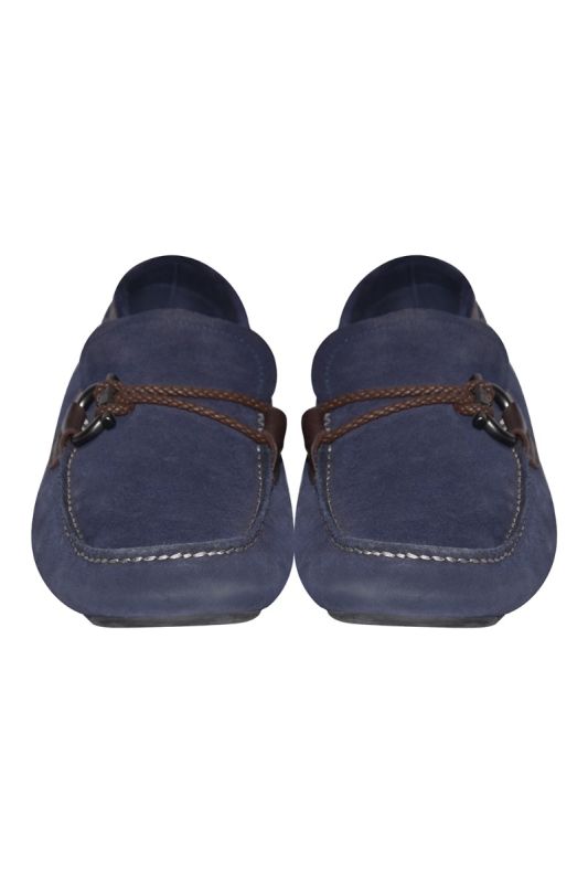 Salvatore Ferragamo blue SuedeGancini Loafers