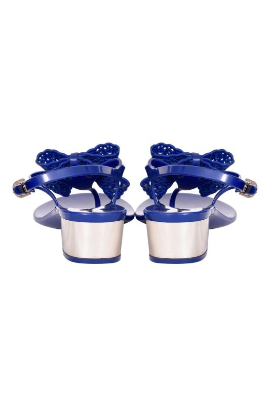 Salvatore Ferragamo Blue Thong Sandals