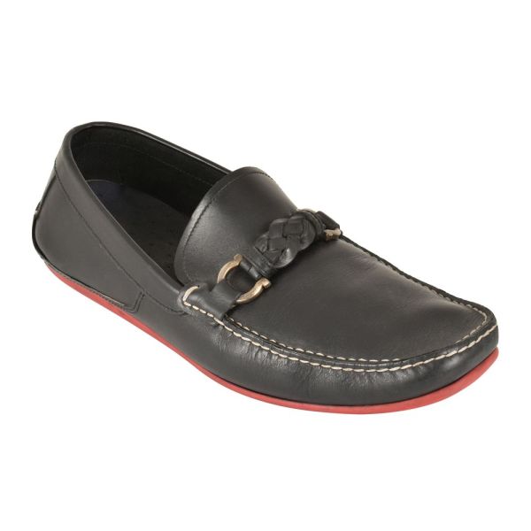 SALVATORE FERRAGAMO BRAIDED GANCINI BIT LOAFERS