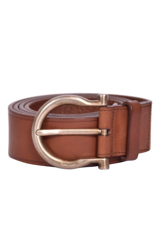 Salvatore Ferragamo Brown Leather Belt