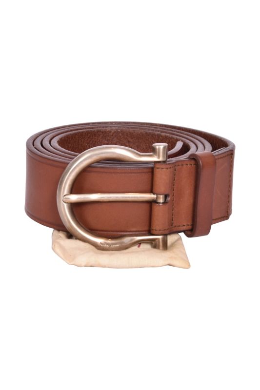 Salvatore Ferragamo Brown Leather Belt