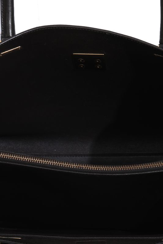 SALVATORE FERRAGAMO CALFSKIN GANCHINI JULES SATCHEL