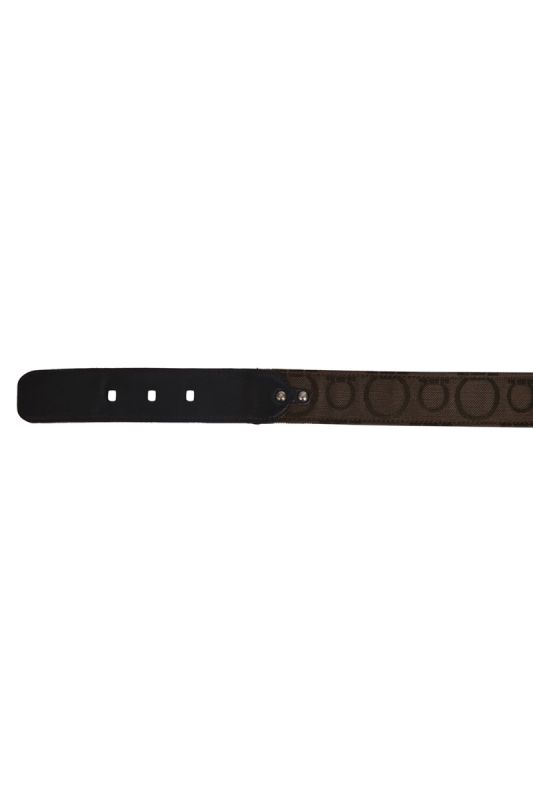 Salvatore Ferragamo Monogram Canvas Belt
