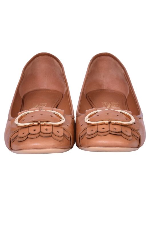 Salvatore Ferragamo Elga Square Toe Pumps