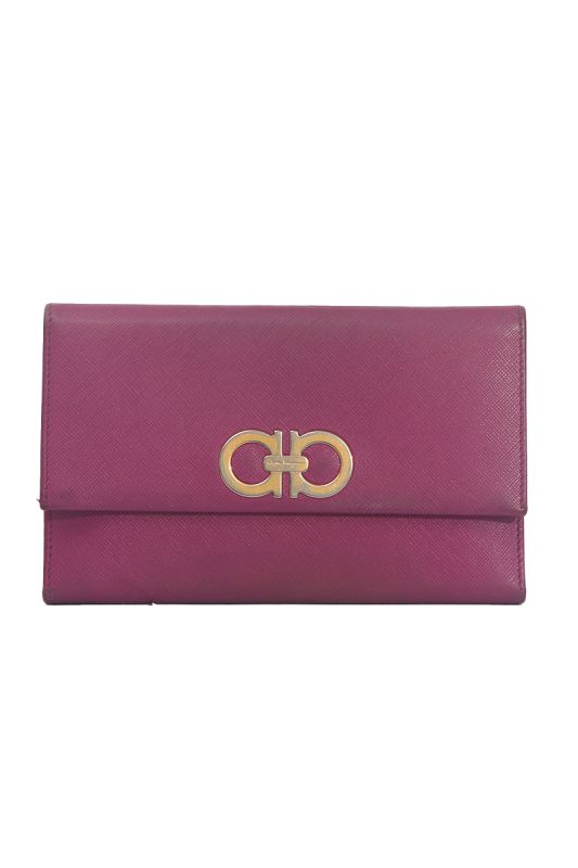 Salvatore Ferragamo Gancini Continental Wallet